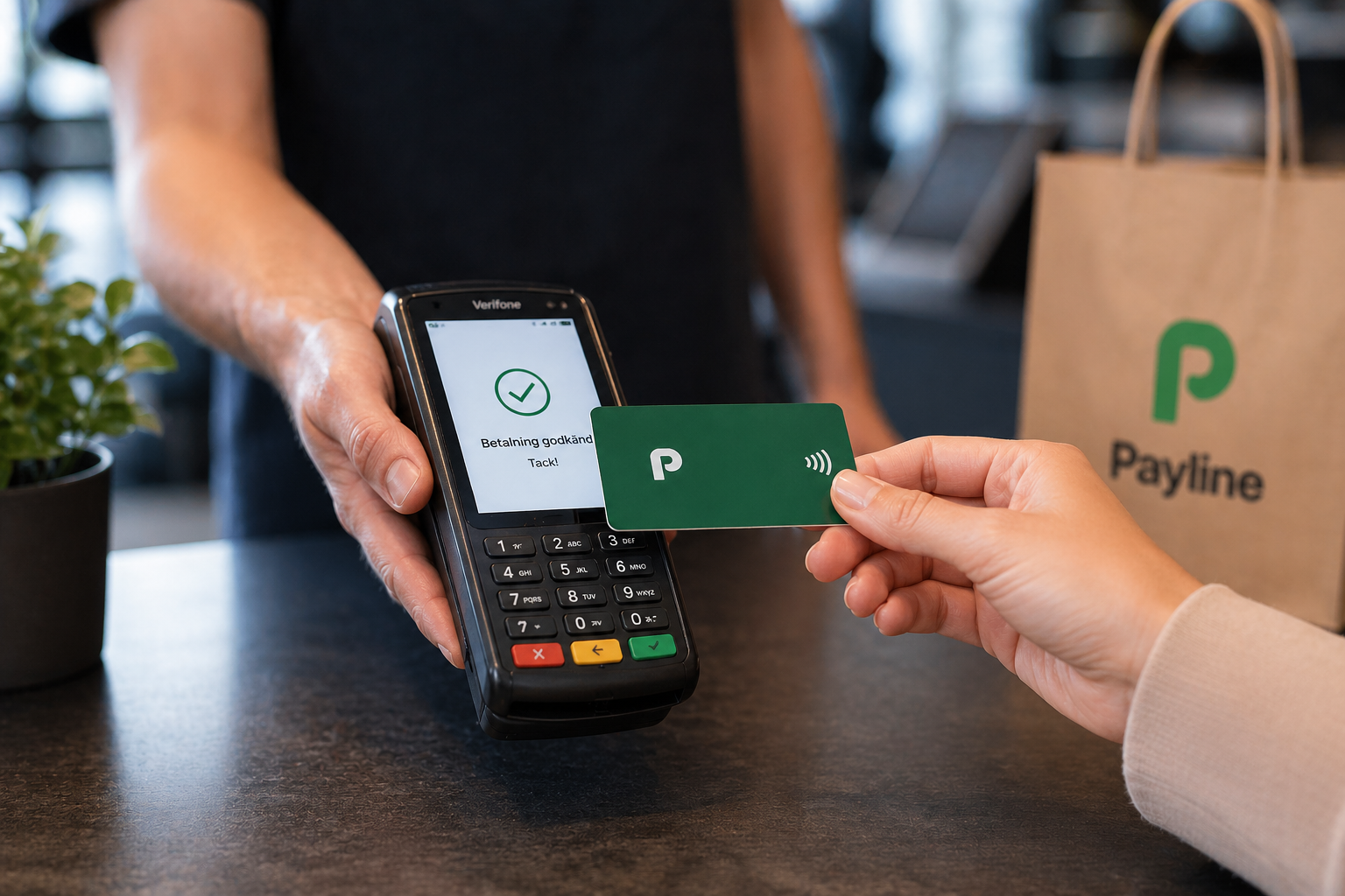 Betalning godkänd via Payline